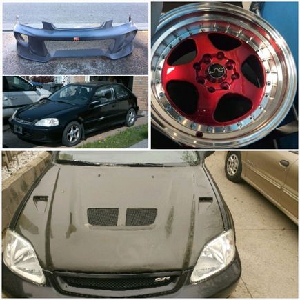 Just got a new body kit also picked up a new carbon fiber hoof and some new 15x8s to start out