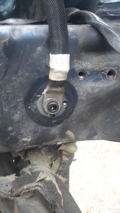 New blingy bolt on new chassis ground