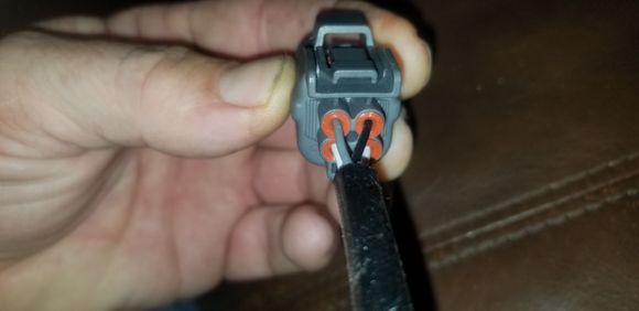 On the 99, the harness side its a male adapter, on the 02 sensor its a female.