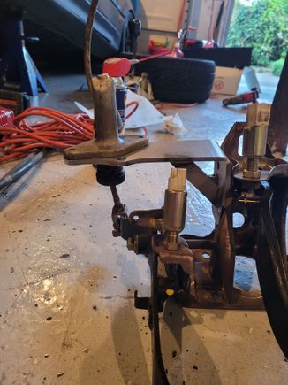 Mocked up, no holes for pin drilled yet. 