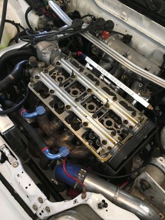 Got half way done with the valve adjustment.  Some were too tight, and some too loose on the intake side.  Going to finish up the exhaust cam later. 