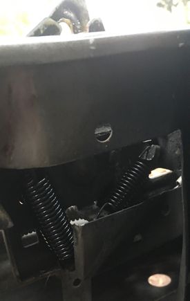 New springs on hood latch