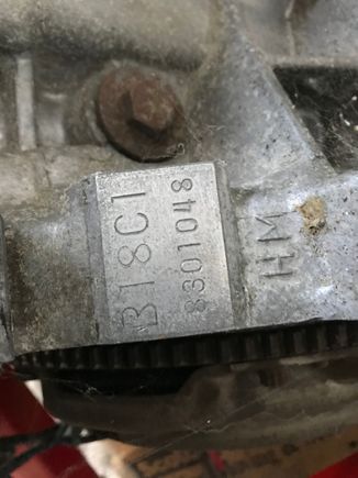 Any idea what the numbers below the engine type are?