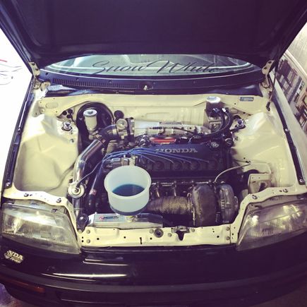 Finished the final coolant bleeding which means it’s ready for tune!