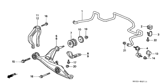 Civic front lower arm