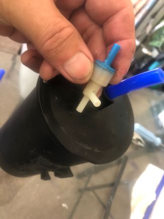 Cruise control vacuum canister and line filter for 98 Honda Accord Coupe V6 