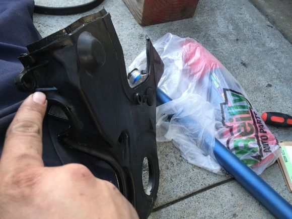 Top left by fire wall cam cover leak