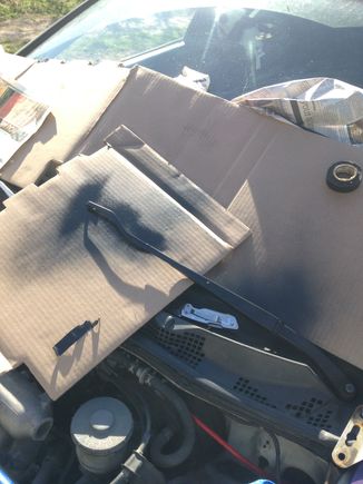 Blacked out the previously silver windshield wipers