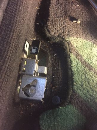 Boring old gas door release