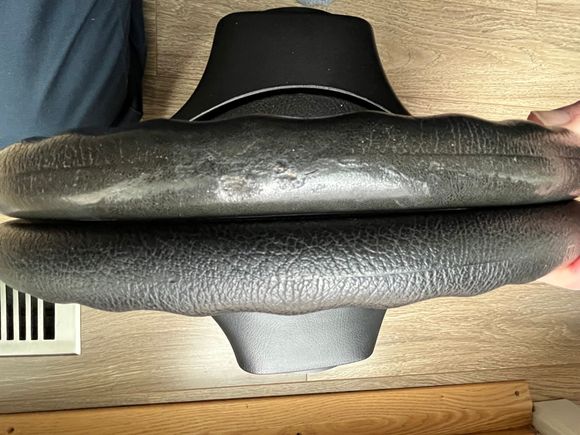 "New" vs old steering wheels