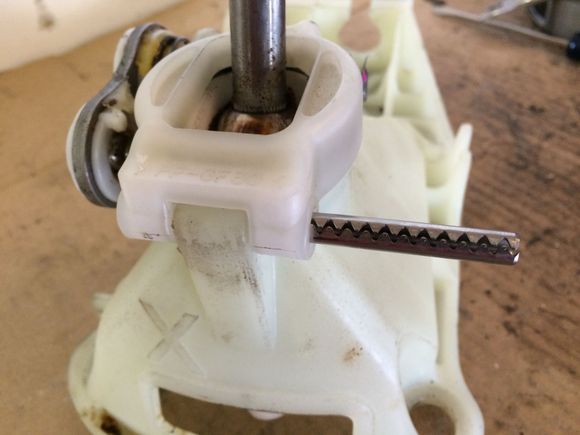 Removal of a couple of pins.