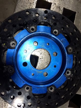 Drilled and counter sunk.