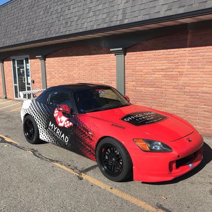I got a hardtop finally to we can put a cage in the car. 