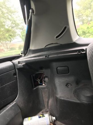 The general state of the car: certain things missing, other parts cracked or smashed. It's a beater for now