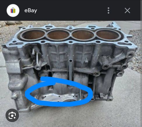 This is from the front of the engine