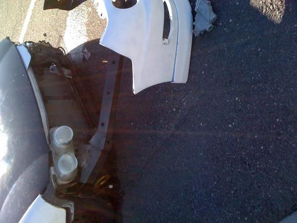 Side swipped me.