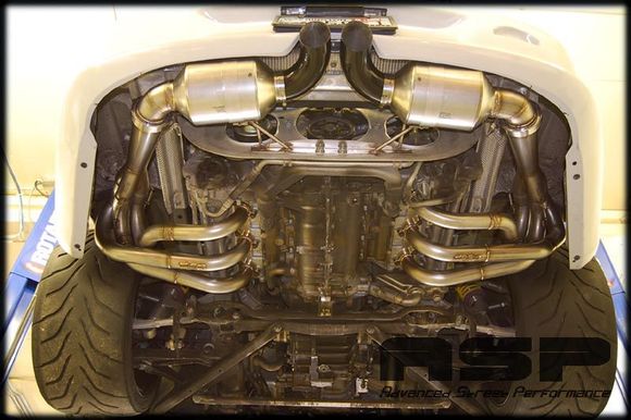 GT3 exhaust rear