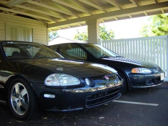 1994 Honda Si and Cx