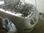 silver teggy motor gettin pulled for new setup