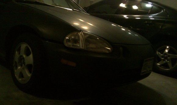 11-2010 DelSol post theft newbodyparts Passenger Side (I was excited)