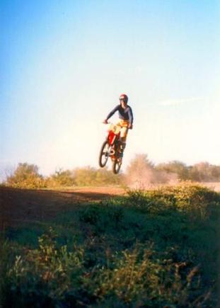 CR500 pond dam jump