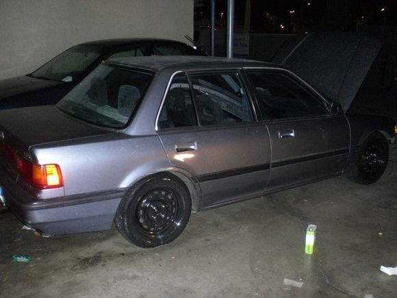 1990 civic lx, 1.7l jdm sohc zc, bmw hid kit, stage 2 act clutch, 2.5 piping, cusco all around. sold it to my friend.