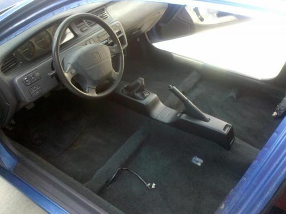 put together the interior and cleaned it up