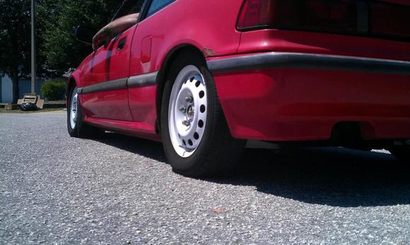 sitting low