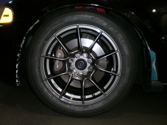225/45/15 Nitto's on 15X7 Comp Lites
(after)