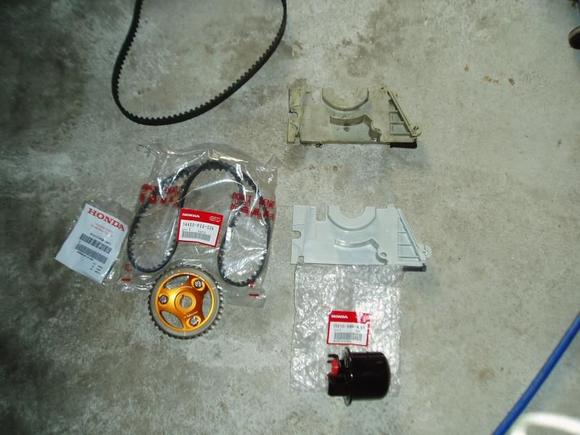 Bisi, and much needed Honda parts