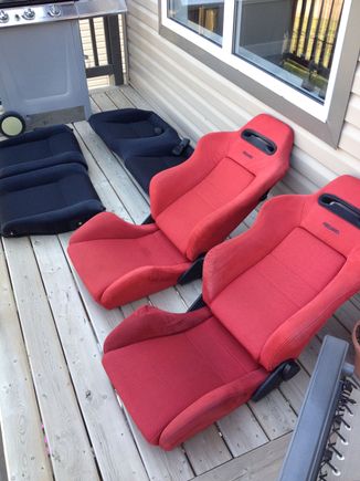 my seats were laying out in the sun to dry after a good cleaning.took them almost 3 days to dry