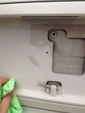 the whole car was nasty with this black stuff all over it. so I used autoglym super resin polish on the whole car a few times and i still need to do it a few more too but you will see in later up dates.