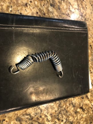I found this spring on my garage floor when I got home from work.  Can’t tell if it came off my wife’s 2020 CRV or the garage door….anyone recognize this from the CRV?  Thanks