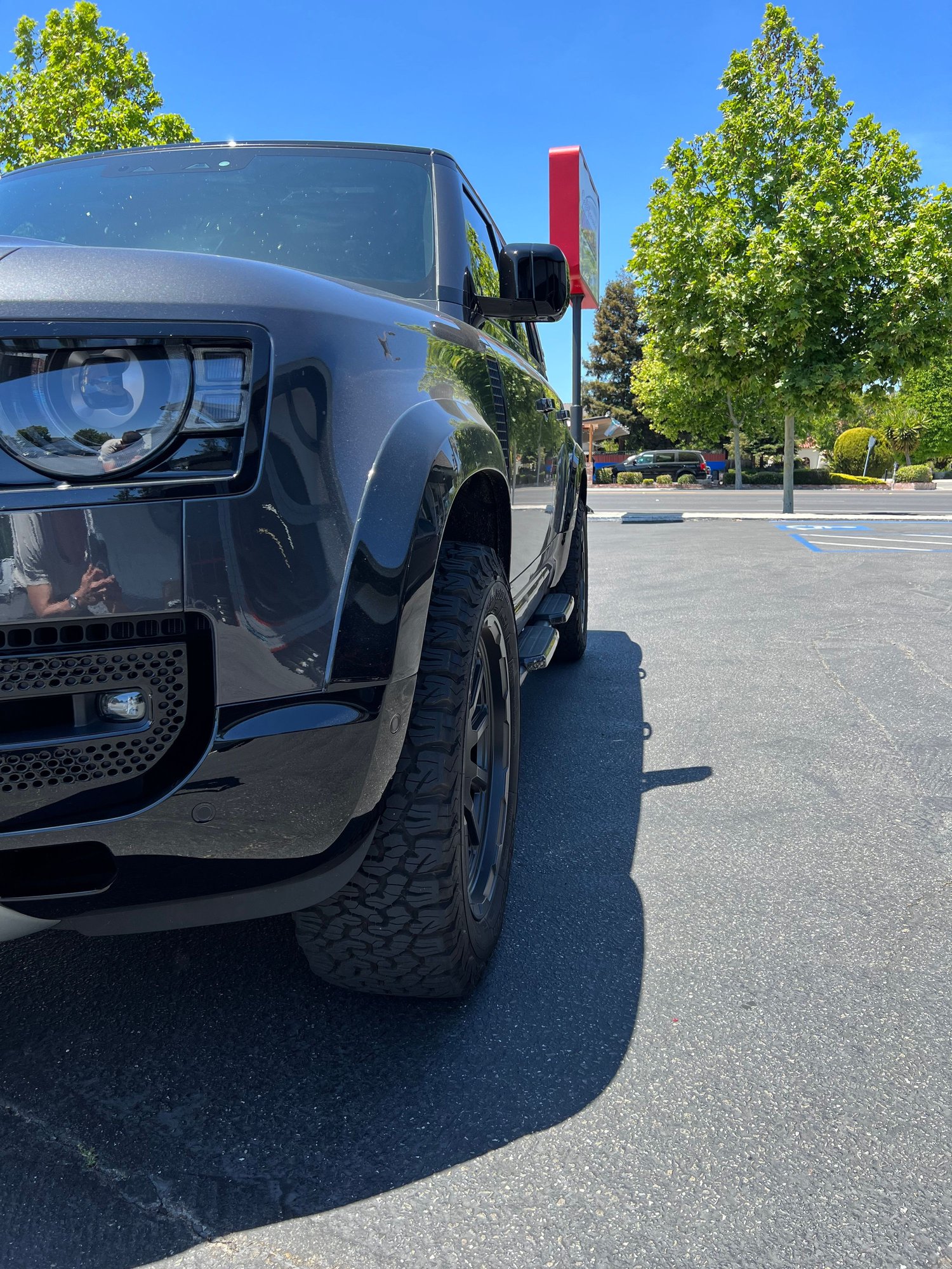 Wheels and Tires/Axles - Black Rhino Chase 20x8.5 BFG K02 275/55/20 Defender - Used - 2020 to 2023 Land Rover Defender 110 - San Jose, CA 95128, United States