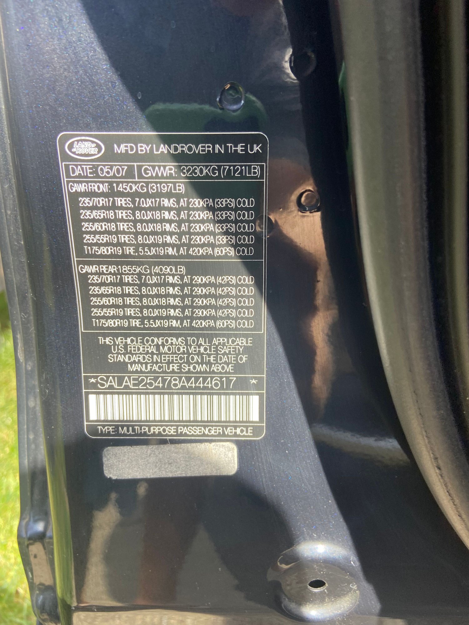 2008 Land Rover LR3 - 2008 Land Rover LR3 SE - make me an offer - Used - VIN SALAE25478A444617 - 91,080 Miles - 8 cyl - 4WD - Automatic - SUV - Blue - Buffalo, NY 14222, United States
