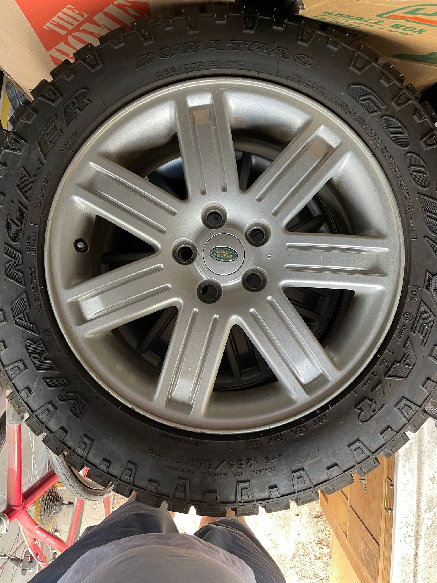 Wheels and Tires/Axles - 2 month old Goodyear Duratrac 255/55/R19 with RIMS - Used - 2010 to 2017 Land Rover LR4 - 2008 to 2010 Land Rover LR3 - 2013 to 2017 Land Rover Range Rover Sport - Boulder, CO 80302, United States