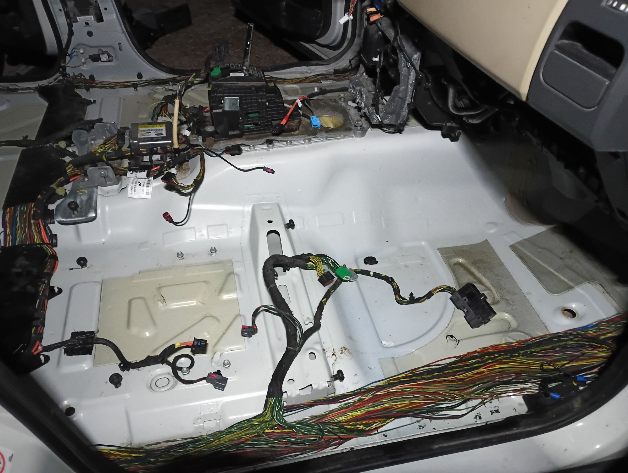 Passenger front interior current state.