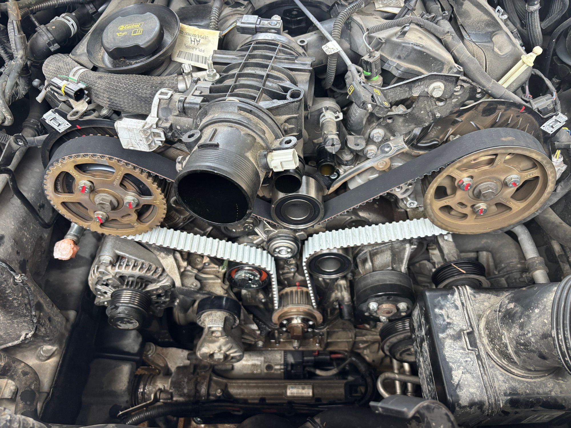 Td6 new timing belt.