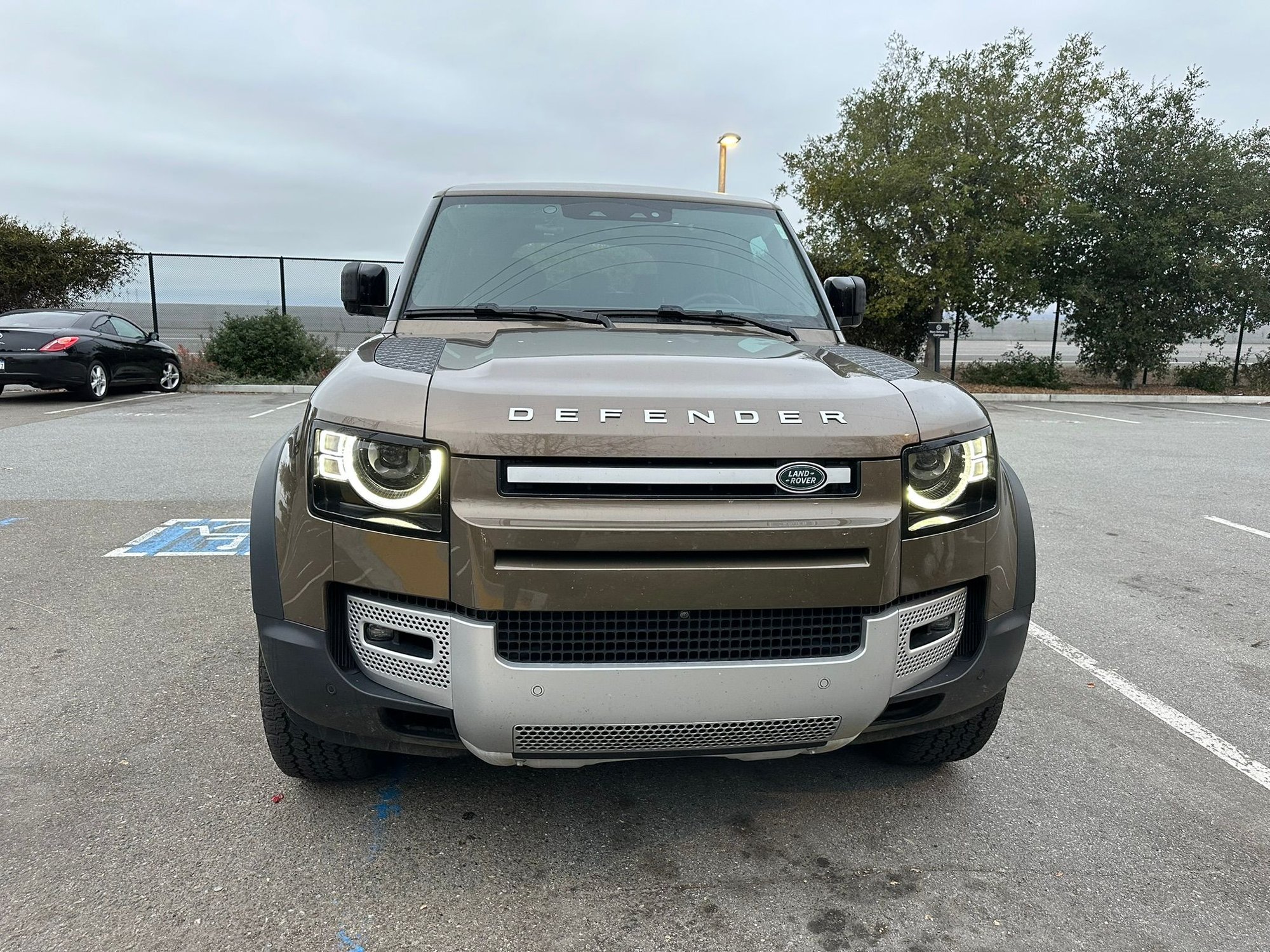 2023 Land Rover Defender - 2023 Land Rover Defender 90 P400 with rear diff locker - Used - VIN SALEP6EU7P2229945 - 16,500 Miles - 6 cyl - 4WD - Automatic - SUV - Brown - Menlo Park, CA 94025, United States