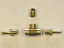 Coolant bleeder valve in brass