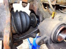 Replaced the front driver axle shaft seal for 3rd time, so far everything is dry and no leaks.