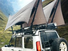 my land rover discovery roof rack hammock