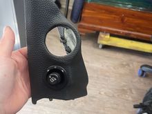 Wrapped in black vinyl as close to oem that I could find
