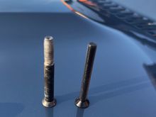 OEM screws left. PUK right. 