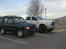 Parking it up with my bro and his rad truck.