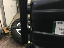 The wheel and tire itself is exceptionally heavy. (32" tire and 18" wheel). Could it be that the spacers provided mount the wheel to far off the back of the truck, putting too much sheering force on the metal carrier?