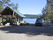 Hale Creek shelter maintained by the 4 Wheel Drive Assoc of BC