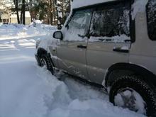 Making easy work of the snow.