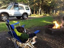 There's nothing better than your first ever camp fire!