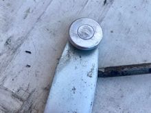 Roller installed and pinned. I also primed the area where I did the grinding. 